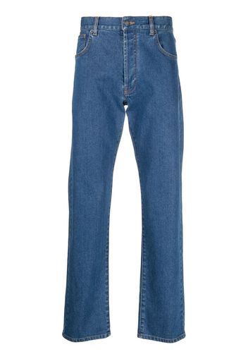 Moschino Jeans dritti con applicazione Teddy Bear - Blu