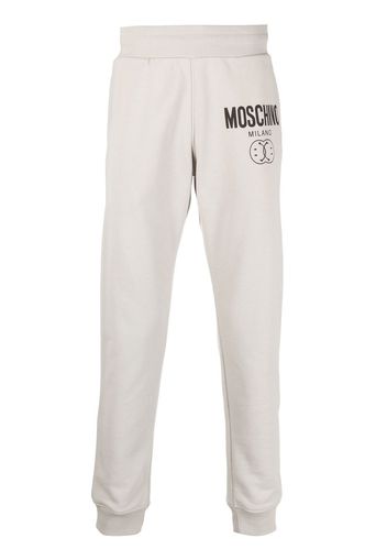 Moschino Pantaloni sportivi con stampa - Grigio