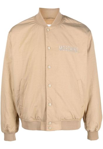 Moschino Bomber con ricamo - Toni neutri