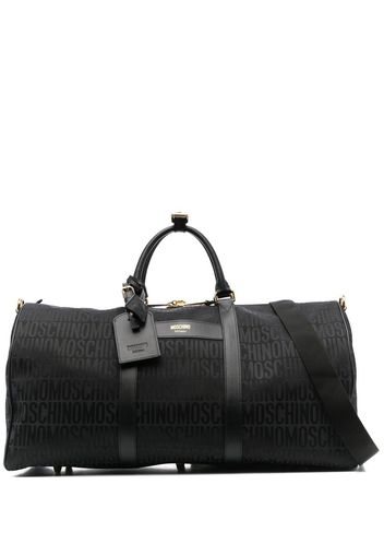 Moschino Borsone con stampa - Nero