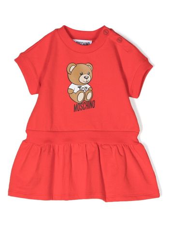 Moschino Kids Abito Teddy Bear - Rosso