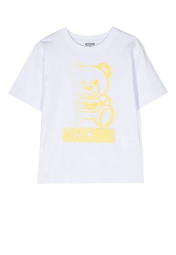 Moschino Kids T-shirt con stampa - Bianco