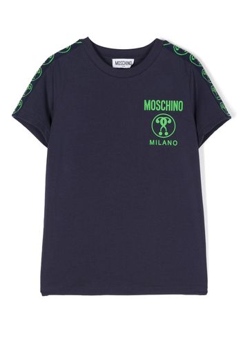 Moschino Kids T-shirt con stampa - Blu