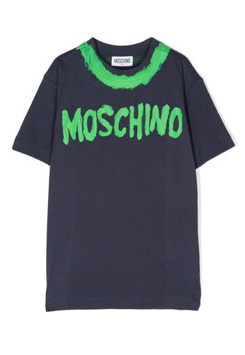 Moschino Kids T-shirt con stampa - Blu