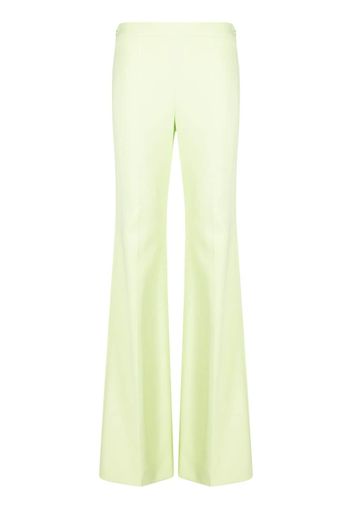 Moschino Pantaloni svasati a vita alta - Verde