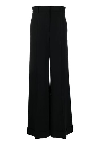 Moschino mid-rise palazzo pant - Nero