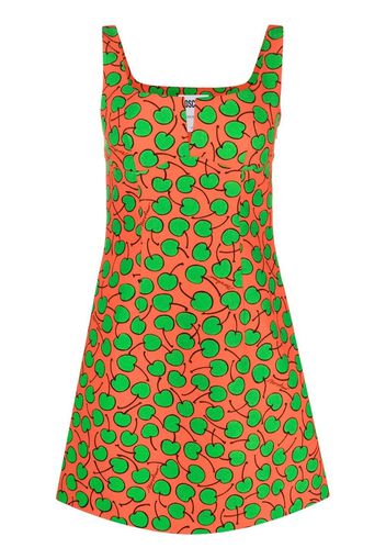 Moschino cherry-print mini dress - Rosso