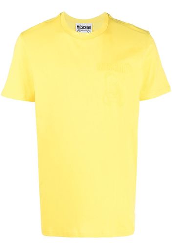 Moschino logo-print T-shirt - Giallo