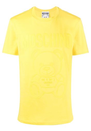 Moschino logo-print T-shirt - Giallo