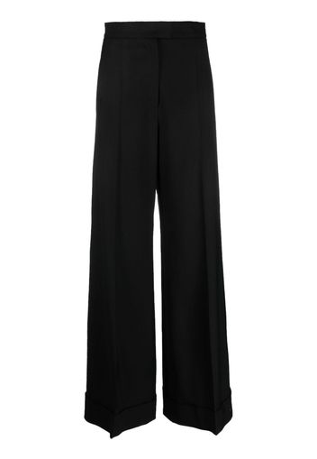 Moschino high-waisted wide-leg trousers - Nero