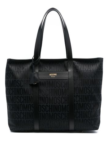 Moschino Fantasia logo-print tote bag - Nero