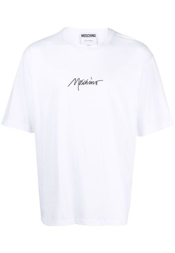 Moschino logo-print T-shirt - Bianco