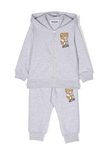 Moschino Kids Teddy Bear-motif tracksuit set - Grigio