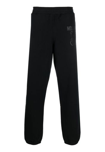 Moschino Pantaloni con stampa - Nero