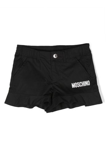 Moschino Kids Shorts con stampa - Nero