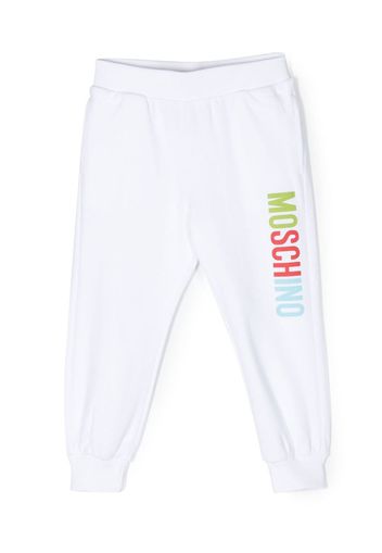 Moschino Kids Toy Bear print detail trousers - Bianco