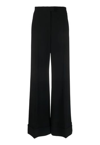 Moschino high-waisted wide-leg trousers - Nero