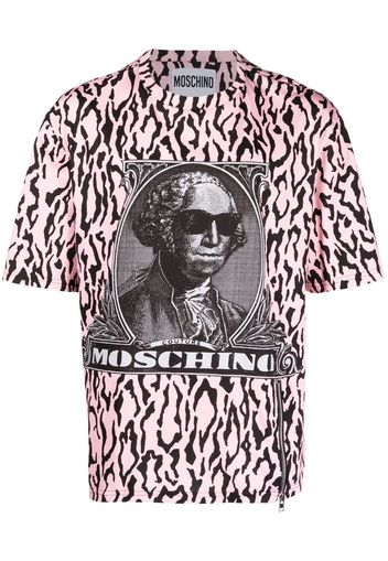 Moschino T-shirt con stampa - Rosa