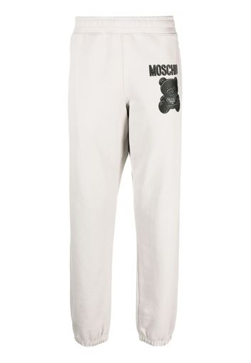 Moschino Pantaloni sportivi con stampa Teddy Bear - Grigio