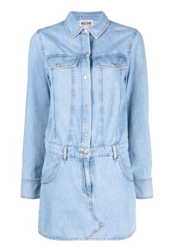 Moschino Abito corto denim - Blu