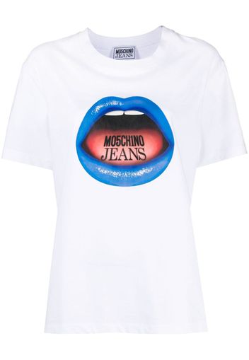 Moschino T-shirt con stampa grafica - Bianco