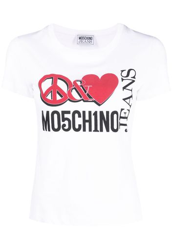 Moschino T-shirt con stampa - Bianco