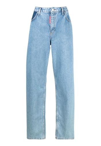 Moschino Jeans a gamba ampia - Blu