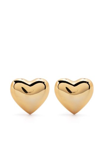 Moschino heart-cut earrings - Oro