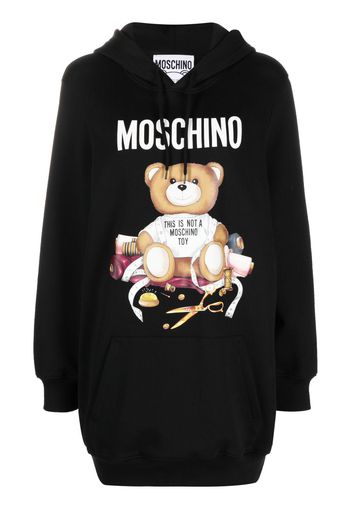 Moschino Abito Teddy Bear con cappuccio - Nero