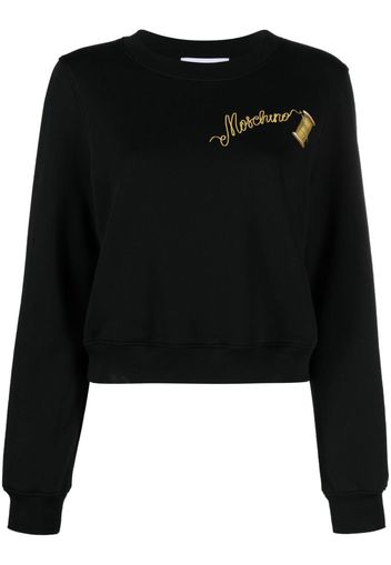 Moschino Felpa con stampa - Nero