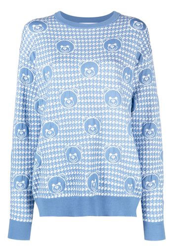 Moschino Maglione Teddy Bear - Blu