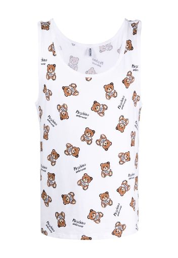 Moschino Teddy Bear-motif top - Bianco