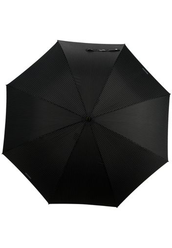 Moschino striped eight-panel umbrella - Nero