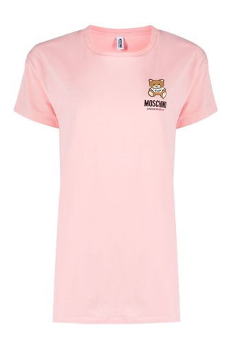 Moschino Teddy Bear-print T-shirt dress - Rosa