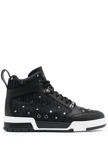 Moschino Sneakers con decorazione - Nero