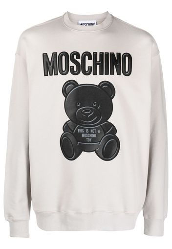 Moschino Felpa con stampa - Grigio