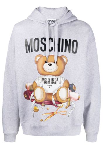 Moschino Felpa con stampa Teddy Bear - Grigio