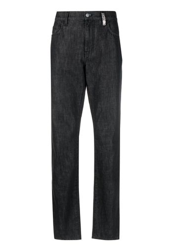 Moschino Jeans slim con lavaggio scuro - Nero