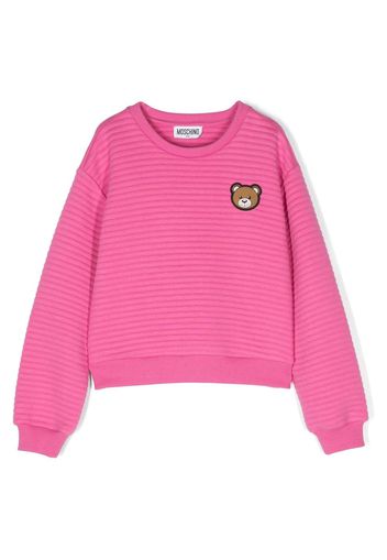 Moschino Kids Felpa Teddy Bear girocollo - Rosa