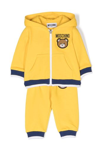 Moschino Kids Tuta sportiva Teddy Bear - Giallo