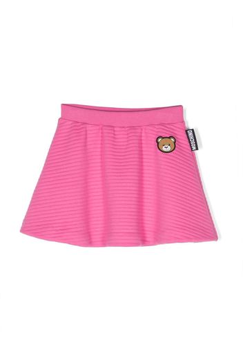 Moschino Kids Gonna a coste con motivo Teddy Bear - Rosa