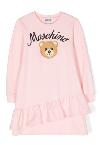 Moschino Kids Abito con ricamo - Rosa