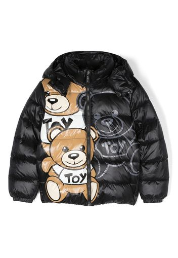 Moschino Kids Piumino Teddy Bear - Nero