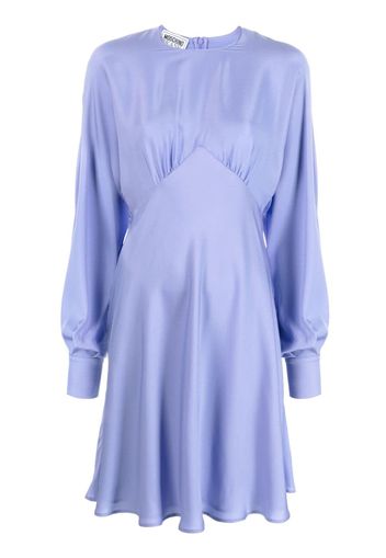 Moschino satin poet-sleeve midi dress - Viola