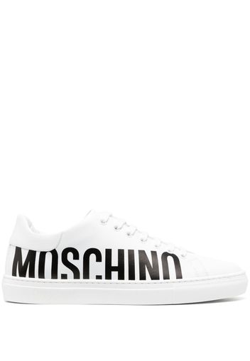 Moschino Serena leather sneakers - Bianco