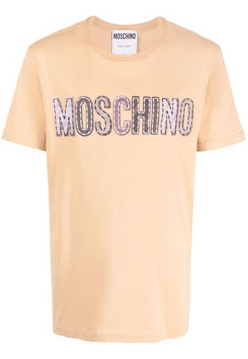 Moschino T-shirt con applicazione - Toni neutri