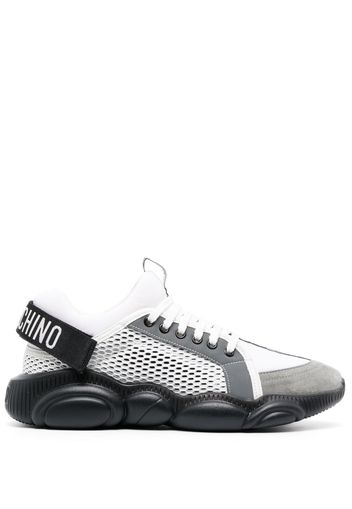 Moschino Teddy leather sneakers - Bianco