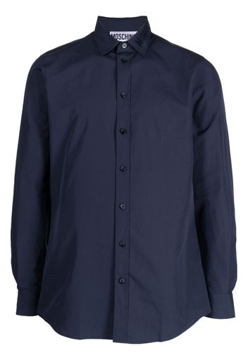 Moschino Camicia con ricamo - Blu