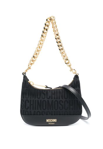 Moschino monogram-jacquard tote bag - Nero