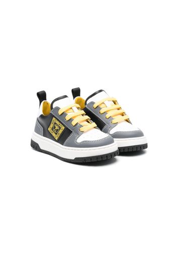 Moschino Kids Double Question Mark-motif sneakers - Nero